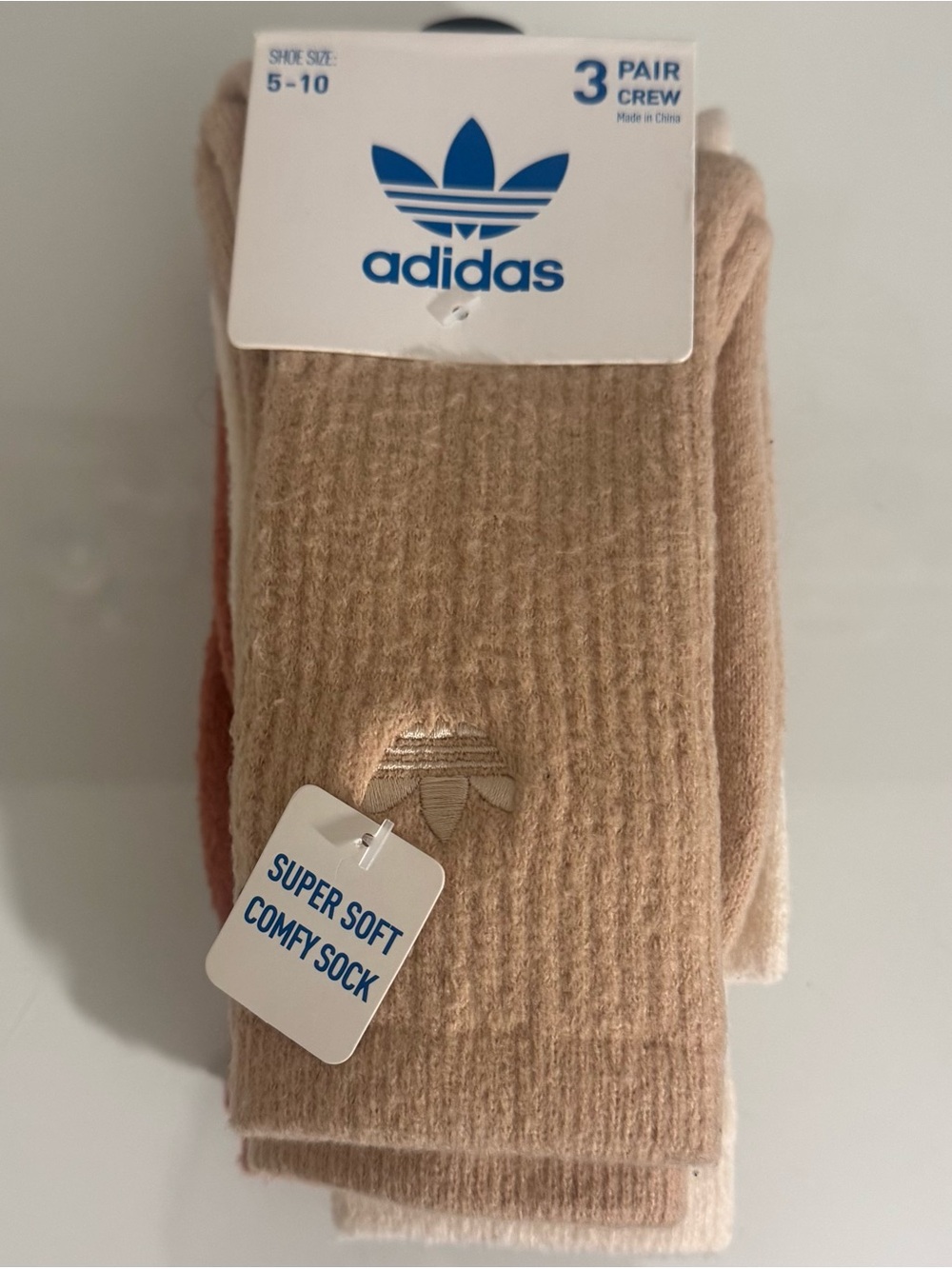 Women’s Adidas Super Soft Comfy Socks Size 5-10